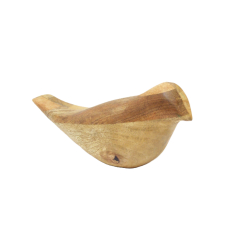 Ptak z drewna mango Dekoracja 22cm